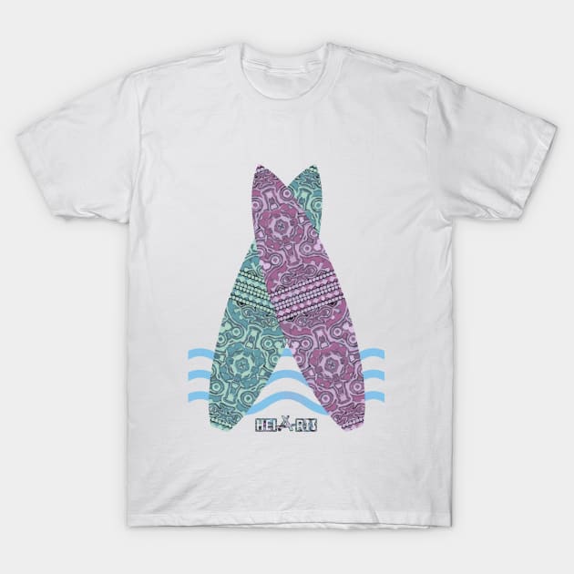 Surfboards No. 04 T-Shirt by Againstallodds68